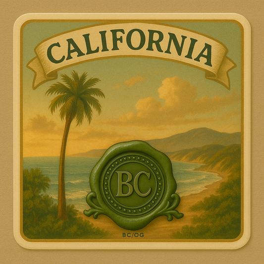 California Coast Sticker – BC City Series