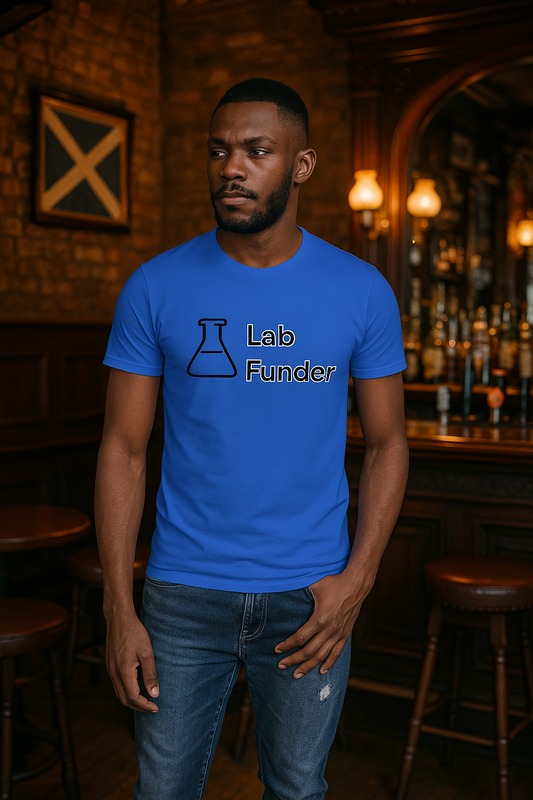 Lab Funder Tee – Soft Cotton Comfort, Real Science Impact