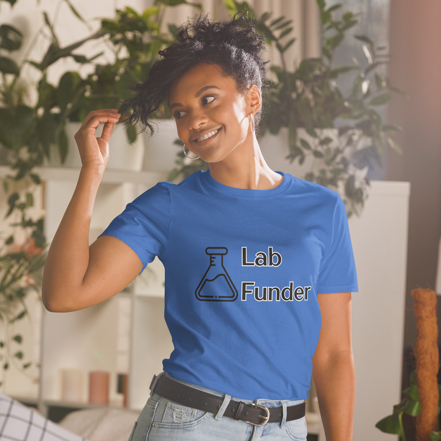 Lab Funder Tee – Soft Cotton Comfort, Real Science Impact